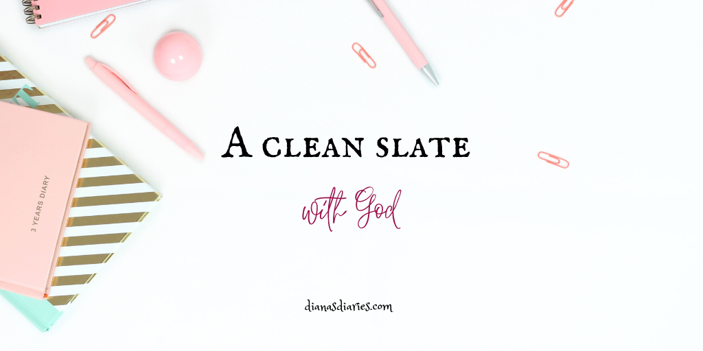 The Blessings of a Clean Slate - Be in Health